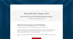 Desktop Screenshot of congressmankagen.com